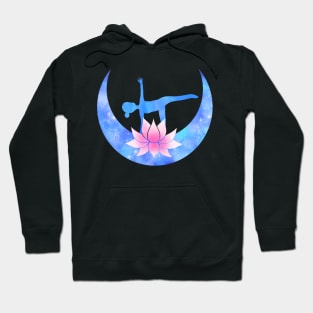 Half Moon Yoga Pose Hoodie